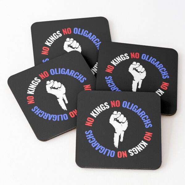 Item preview, no kings no oligarchs designed and sold by TEEJAMBOREE.