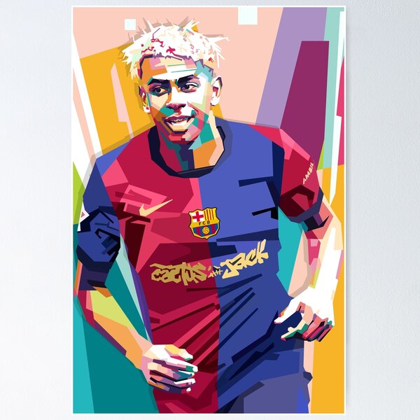Item preview, Lamine Yamal WPAP designed and sold by Catvektor.