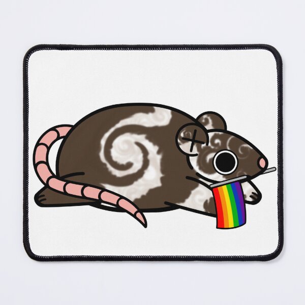 Item preview, Pride rat, rainbow flag designed and sold by LCDemon.