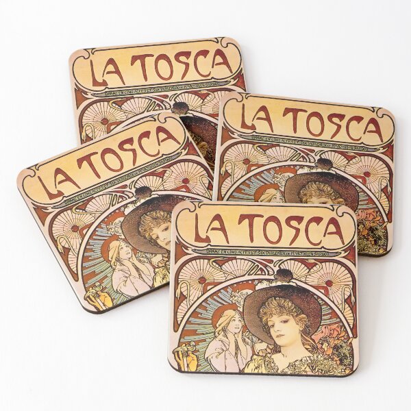 Item preview, "La Tosca. Théâtre Sarah-Bernhardt" (1899) designed and sold by stevepmp.