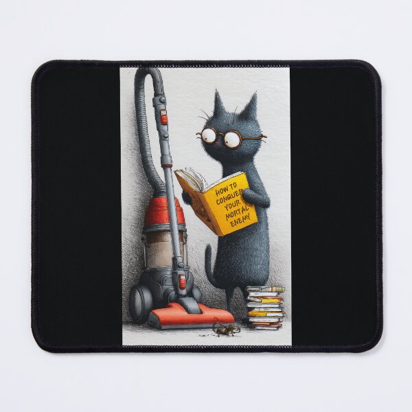 Item preview, How to conquer your mortal enemy: the vacuum cleaner. Cat's guide. designed and sold by IraPanyukova.