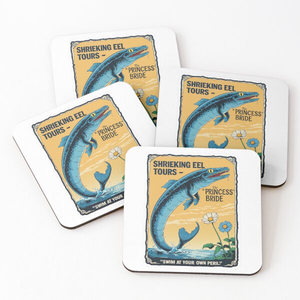 Item preview, THE PRINCESS BRIDE SHRIEKING EEL TOURS  SWIM AT YOUR OWN PERIL! designed and sold by Capy's Creations | Pop culture & Nostalgia.