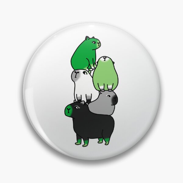 Item preview, Aromantic Capybara designed and sold by chelsea125.