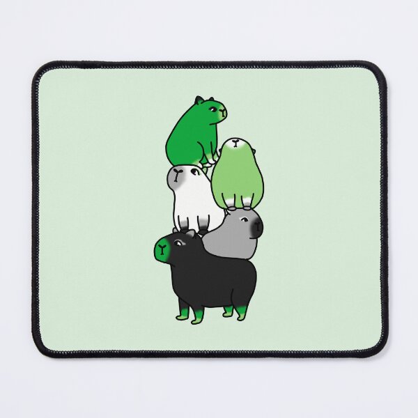 Item preview, Aromantic Capybara designed and sold by chelsea125.