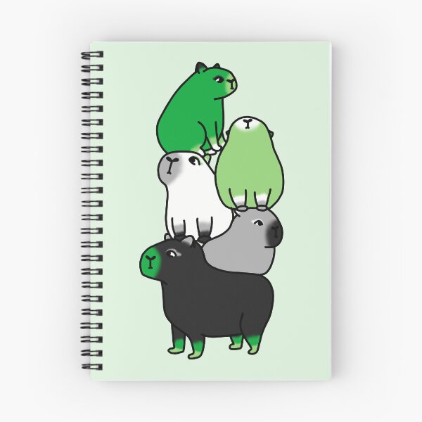 Item preview, Aromantic Capybara designed and sold by chelsea125.