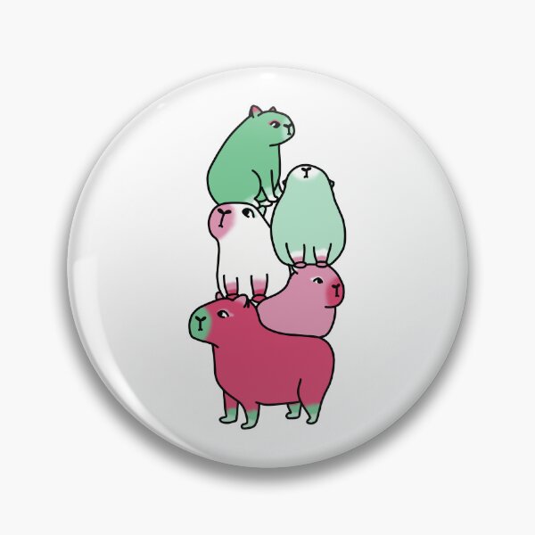Item preview, Abrosexual Capybara designed and sold by chelsea125.