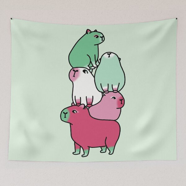 Item preview, Abrosexual Capybara designed and sold by chelsea125.