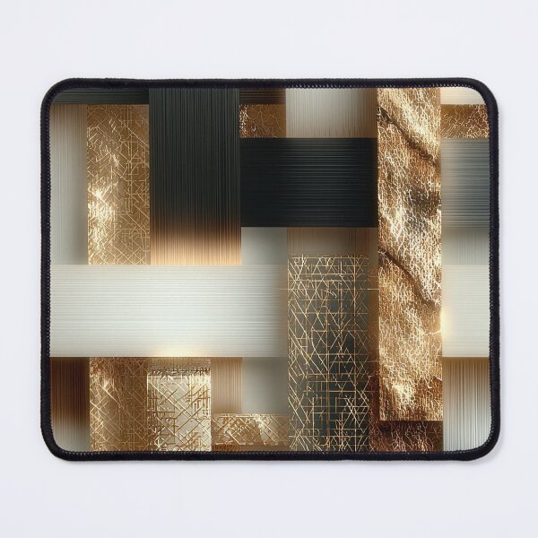 Item preview, Golden Weave | Modern Luxe Abstract Art designed and sold by luminumance.