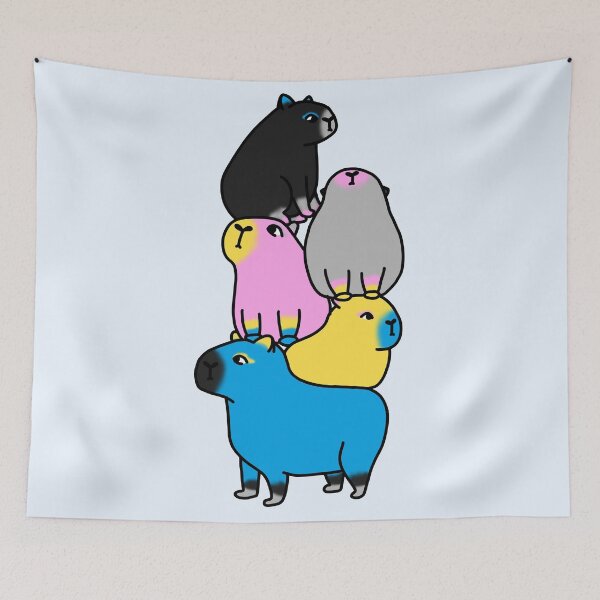 Item preview, Polygender Capybara designed and sold by chelsea125.