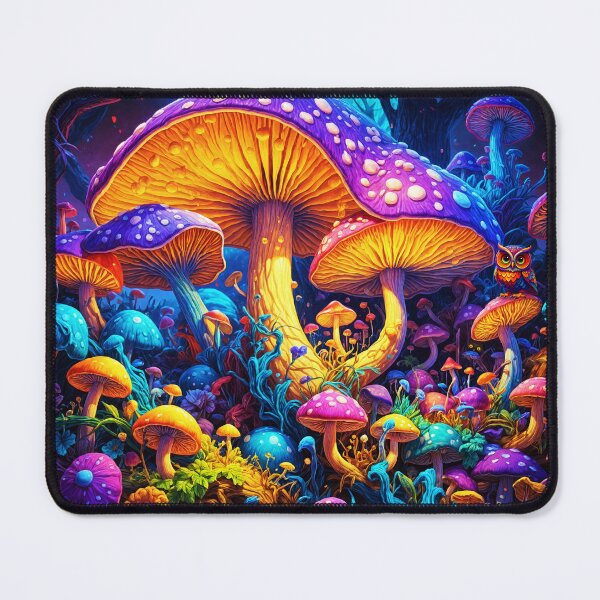 Item preview, Magic Mushroom Forest Barney's Trippin' designed and sold by rainsdesigns.
