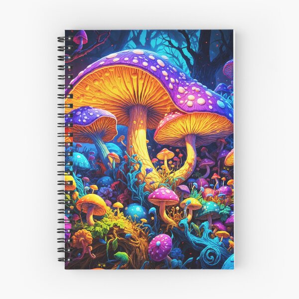 Item preview, Magic Mushroom Forest Barney's Trippin' designed and sold by rainsdesigns.