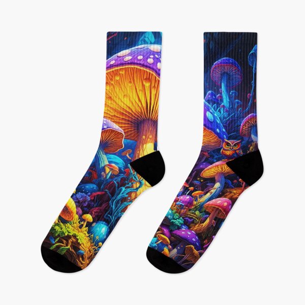 Item preview, Magic Mushroom Forest Barney's Trippin' designed and sold by rainsdesigns.