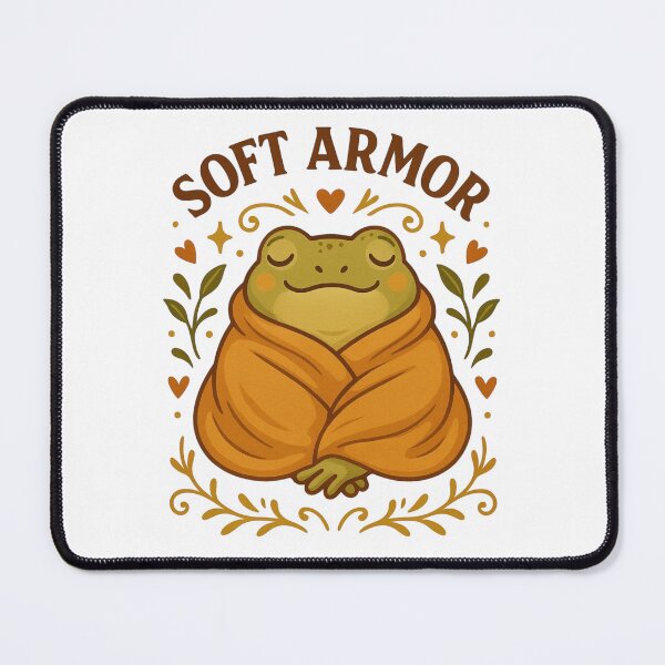 Item preview, Soft Armor – Cozy Frog in Blanket designed and sold by Lacritsa .