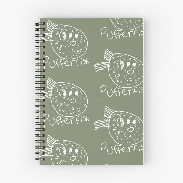 Item preview, White Outline of pufferfish designed and sold by PNWFISHIN.
