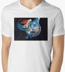 2001: A Space Odyssey Ship Map Men's V-Neck T-Shirt