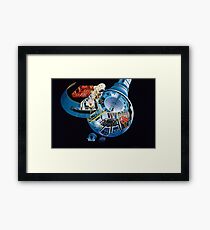 2001: A Space Odyssey Ship Map Framed Print