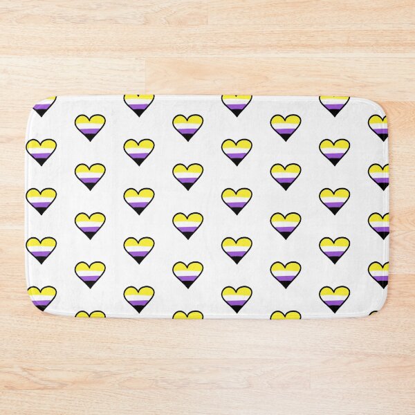 Item preview, Non-binary Pride Heart designed and sold by TabbyOriginals.