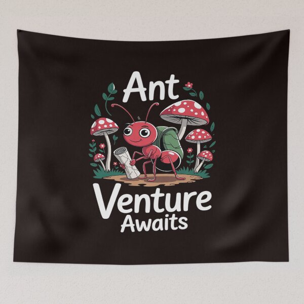 Item preview, Ant Keeping Ant Venture Awaits designed and sold by splindoershop.