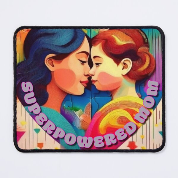Item preview, Superpowered Mom – Neurodivergent Love Tee designed and sold by JumWow.
