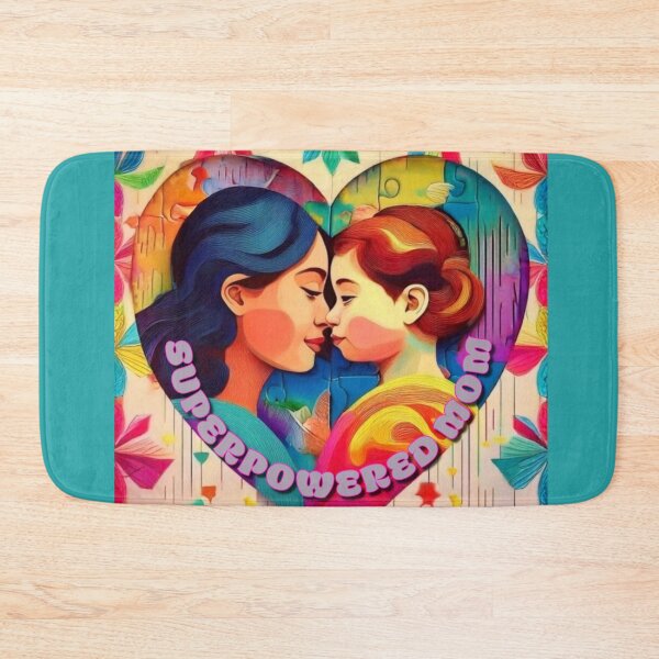 Item preview, Superpowered Mom – Neurodivergent Love Tee designed and sold by JumWow.