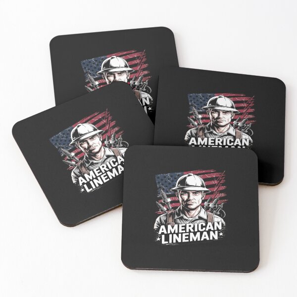Item preview, American Flag Electric Cable for Patriotic Lineman designed and sold by splindoershop.