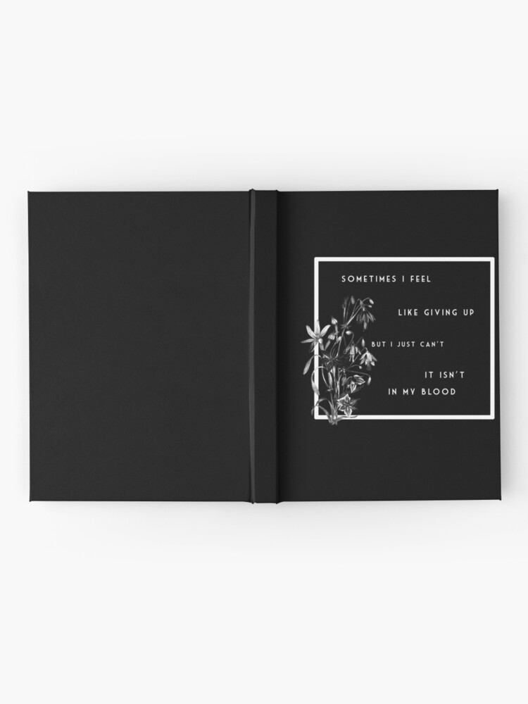 Alternate view of flower Hardcover Journal