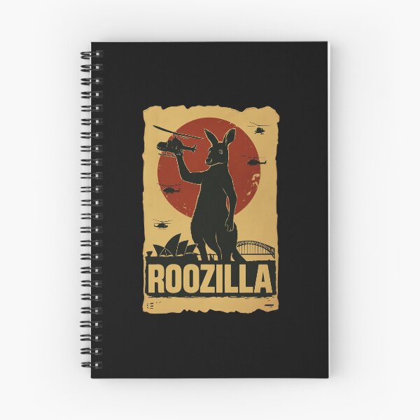Item preview, Vintage Kangaroo ROOZILLA dominating the sydney skyline  designed and sold by IbuJenArt.