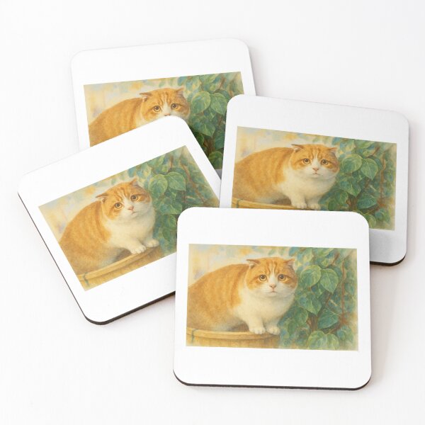 Item preview, A cat in a cafe #14 designed and sold by D&C CAFE ART.