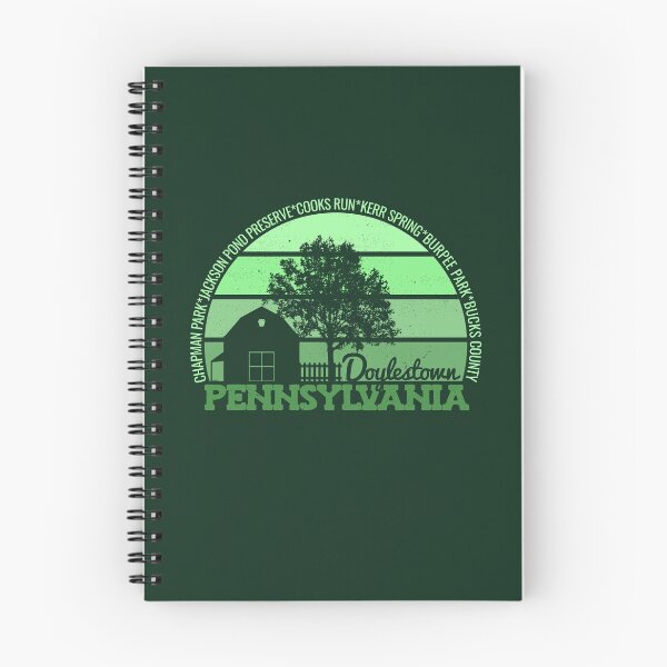 Item preview, Doylestown Pennsylvania Sunset Retro Vintage Local Pride Logo designed and sold by CRHPOD20.