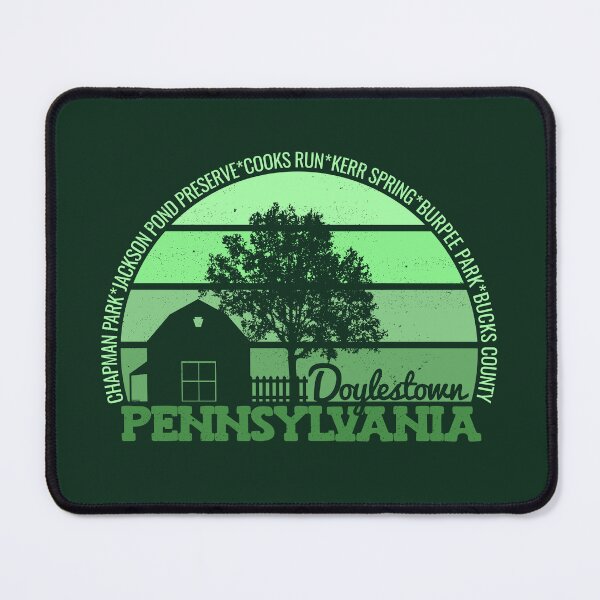 Item preview, Doylestown Pennsylvania Sunset Retro Vintage Local Pride Logo designed and sold by CRHPOD20.