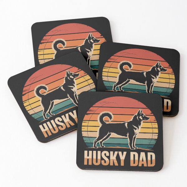 Item preview, Husky Dad Gift Dog Owner Pet Siberian Huskies Father designed and sold by MAKOPOKOShop.