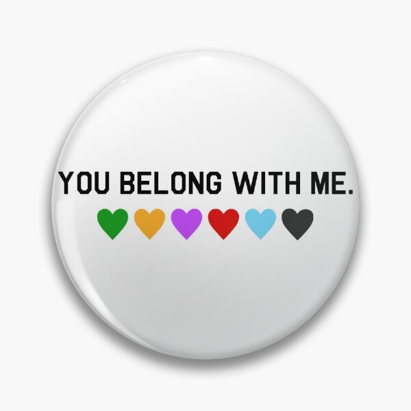 Item preview, You Belong With Me Trending Design With 6 Masters Heart Back designed and sold by Artifyo.