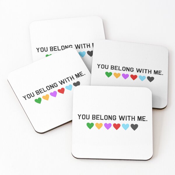 Item preview, You Belong With Me Trending Design With 6 Masters Heart Back designed and sold by Artifyo.