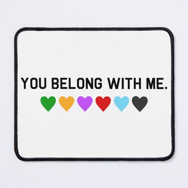 Item preview, You Belong With Me Trending Design With 6 Masters Heart Back designed and sold by Artifyo.