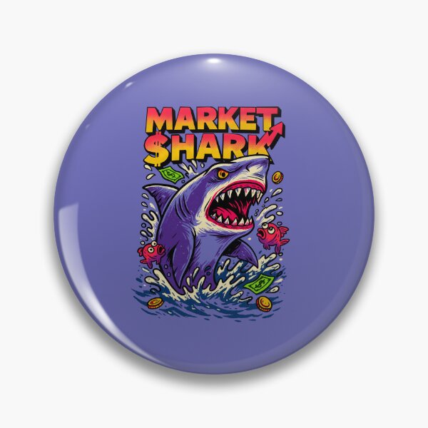 Item preview, Market Shark Stock Trading : Humorous Investment designed and sold by ImaginarStore.