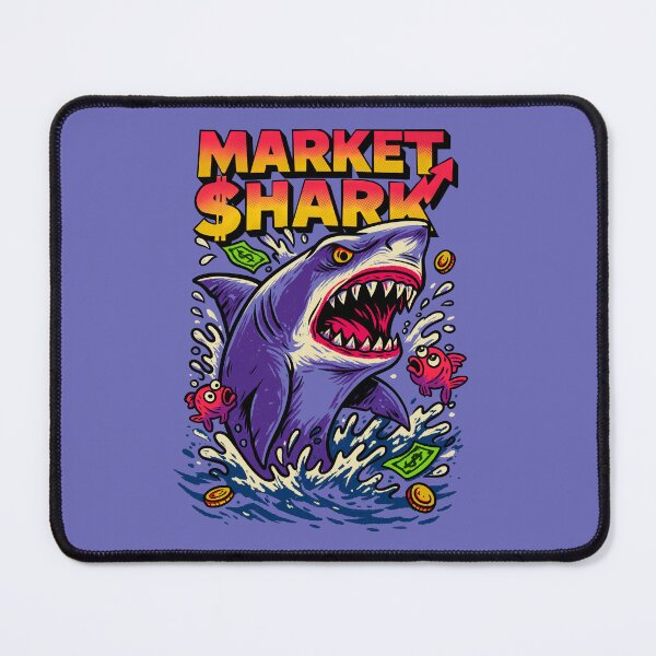 Item preview, Market Shark Stock Trading : Humorous Investment designed and sold by ImaginarStore.