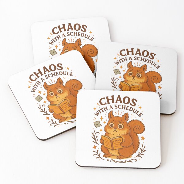 Item preview, Chaos With a Schedule Planner Squirrel designed and sold by Lacritsa .