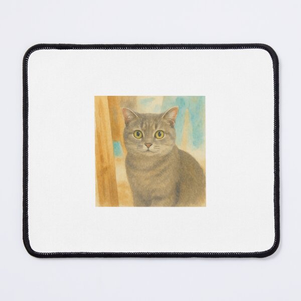 Item preview, A cat in a cafe #34 designed and sold by D&C CAFE ART.