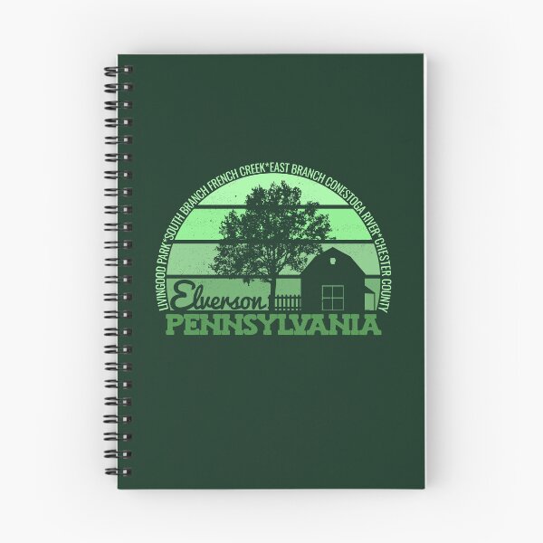 Item preview, Elverson Pennsylvania Sunset Retro Vintage Local Pride Logo designed and sold by CRHPOD20.
