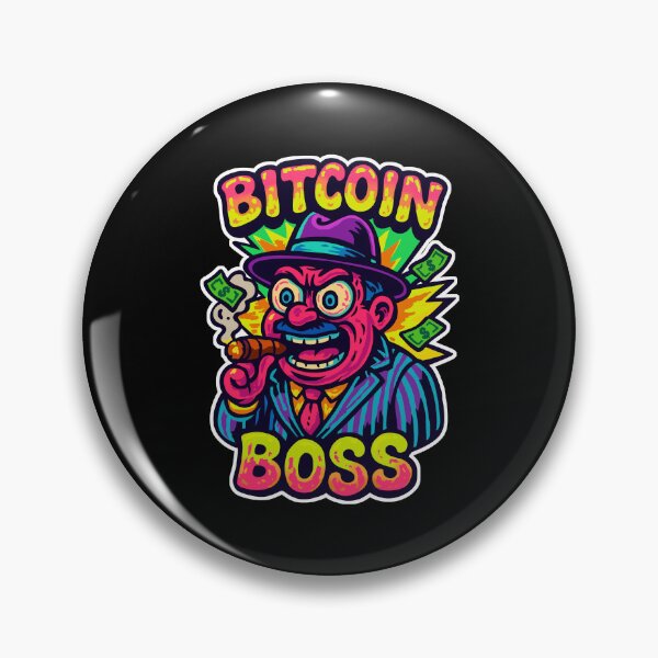 Item preview, Bitcoin Boss Crypto Confidence : Trader Titan Crypto Meme designed and sold by ImaginarStore.