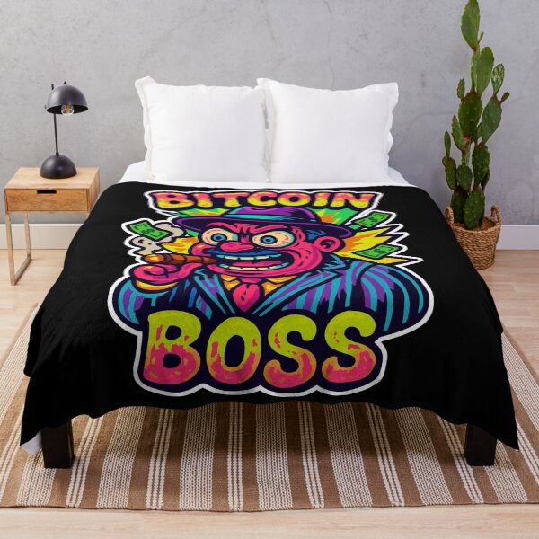 Item preview, Bitcoin Boss Crypto Confidence : Trader Titan Crypto Meme designed and sold by ImaginarStore.