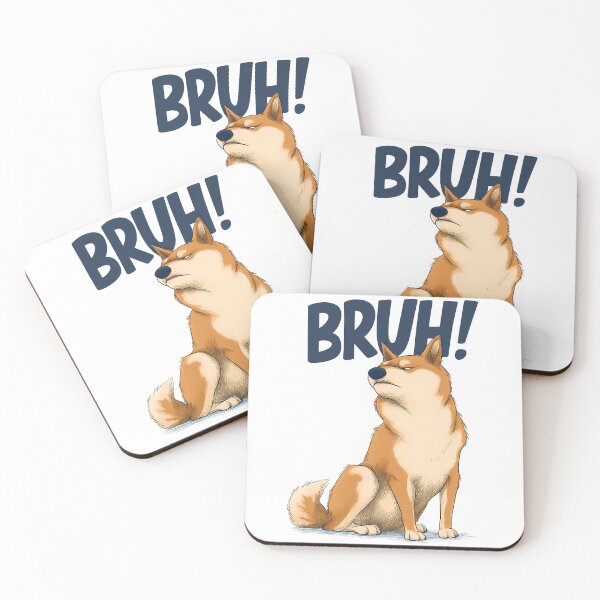 Item preview, Funny meme - Disapproving Bruh Shiba designed and sold by hamishby.