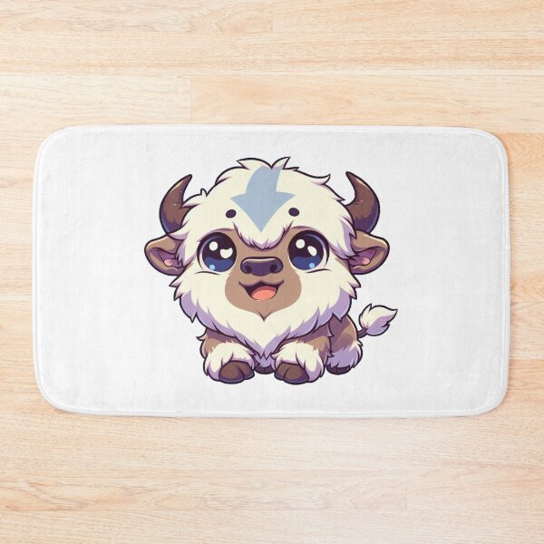 Item preview, Cute Chibi Flying Bison with Blue Arrow Anime Style Design designed and sold by Greemo03.