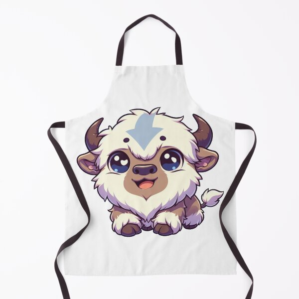 Item preview, Cute Chibi Flying Bison with Blue Arrow Anime Style Design designed and sold by Greemo03.