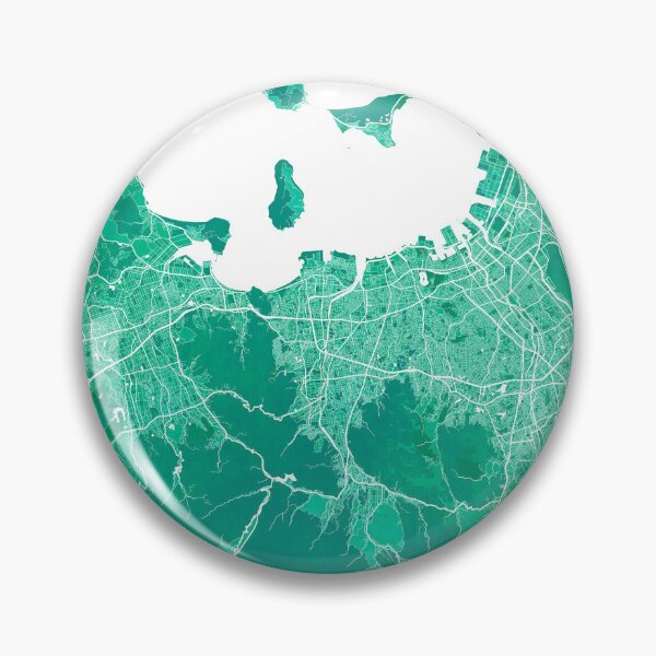 Item preview, Fukuoka City Map of Japan - Watercolor designed and sold by deMAP.