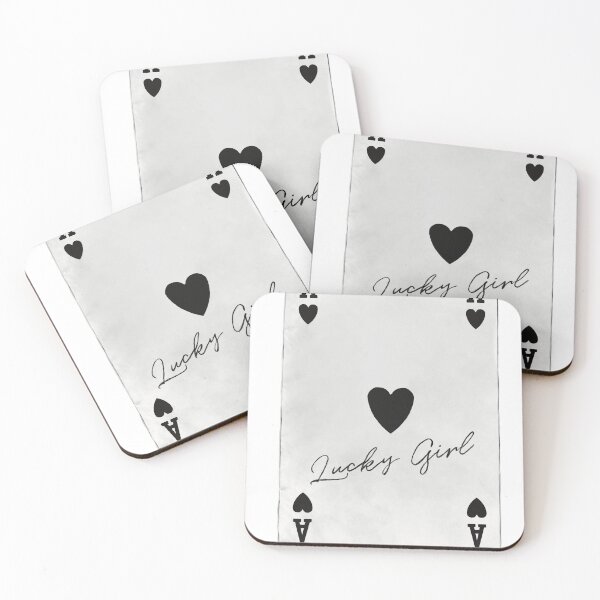 Item preview, Lucky Girl Playing Card designed and sold by stickersbyashleigh.