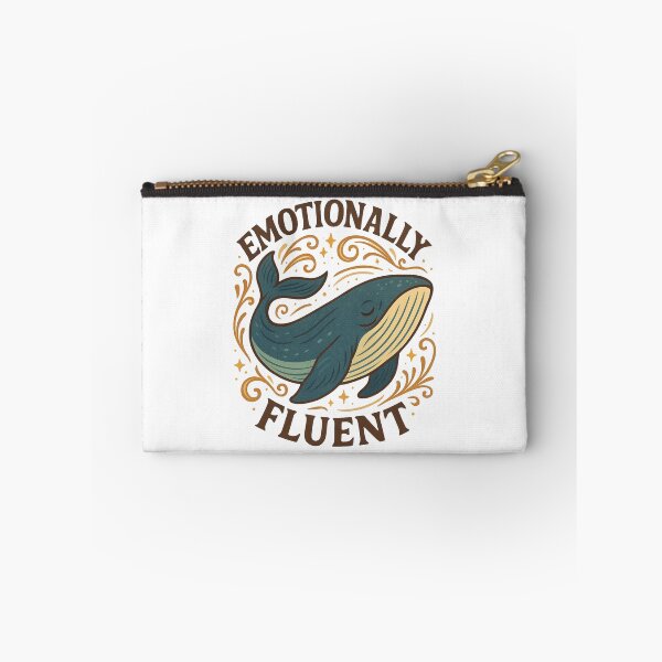 Item preview, Emotionally Fluent Whale – Mental Health Cute Ocean Design designed and sold by Lacritsa .