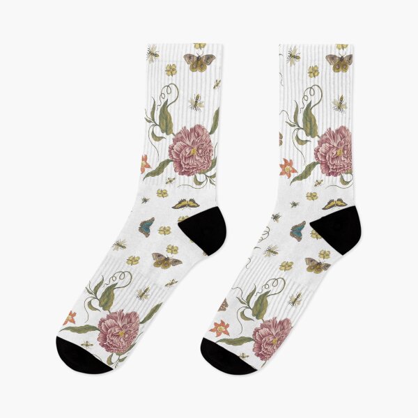 Item preview, Vintage Botanical Garden Pattern – Flowers, Bees & Butterflies designed and sold by newyorkwala.