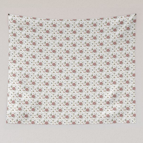 Item preview, Vintage Botanical Garden Pattern – Flowers, Bees & Butterflies designed and sold by newyorkwala.