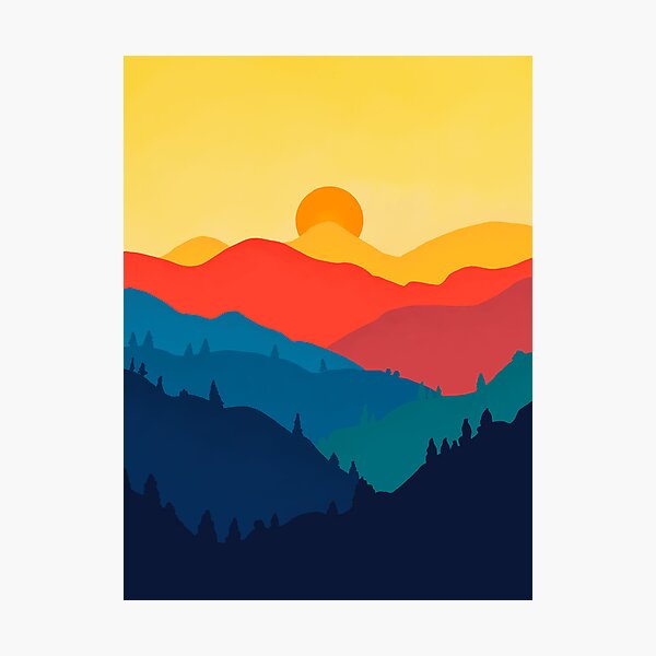 Item preview, Cliffs and sunsets designed and sold by Hashhbrownn.